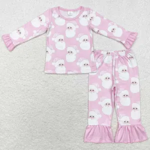 Baby Girls Pajamas Christmas Santa Bamboo Pajamas Sibling Sets BLP0685 GLP1534