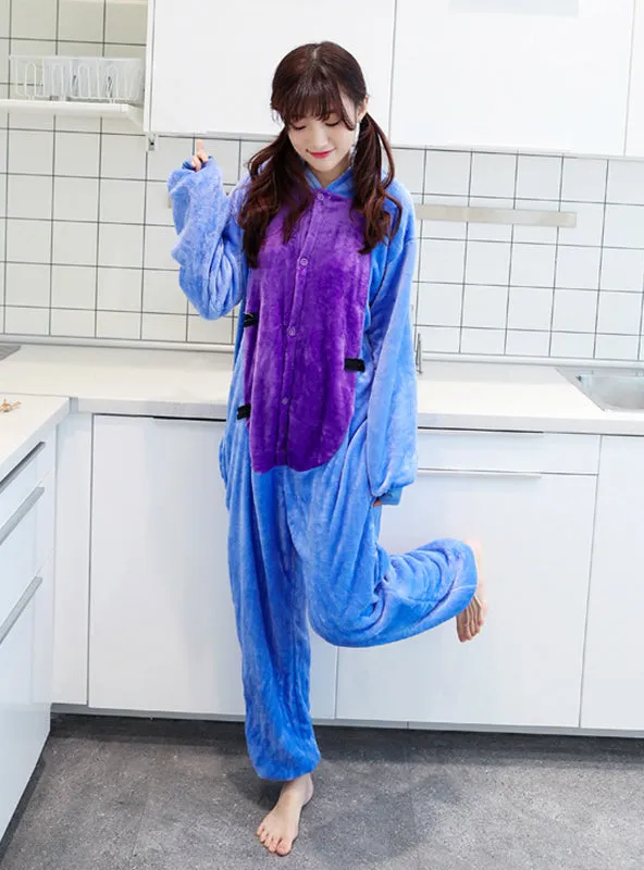 Cartoon Pajamas Siamese Pajamas Blue Donkey
