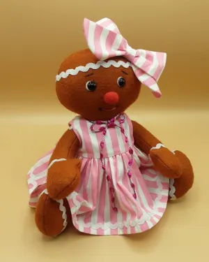 ***DOWNLOAD*** Ginny Gingerbread with Dress & Waistcoat - Sewing Pattern and Instructions - By Sherree Banner