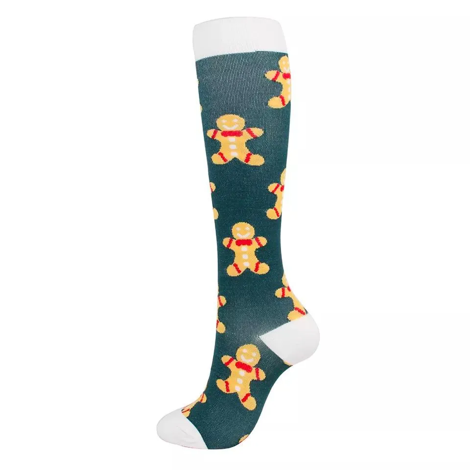 Gingerbread Man Knee High Socks