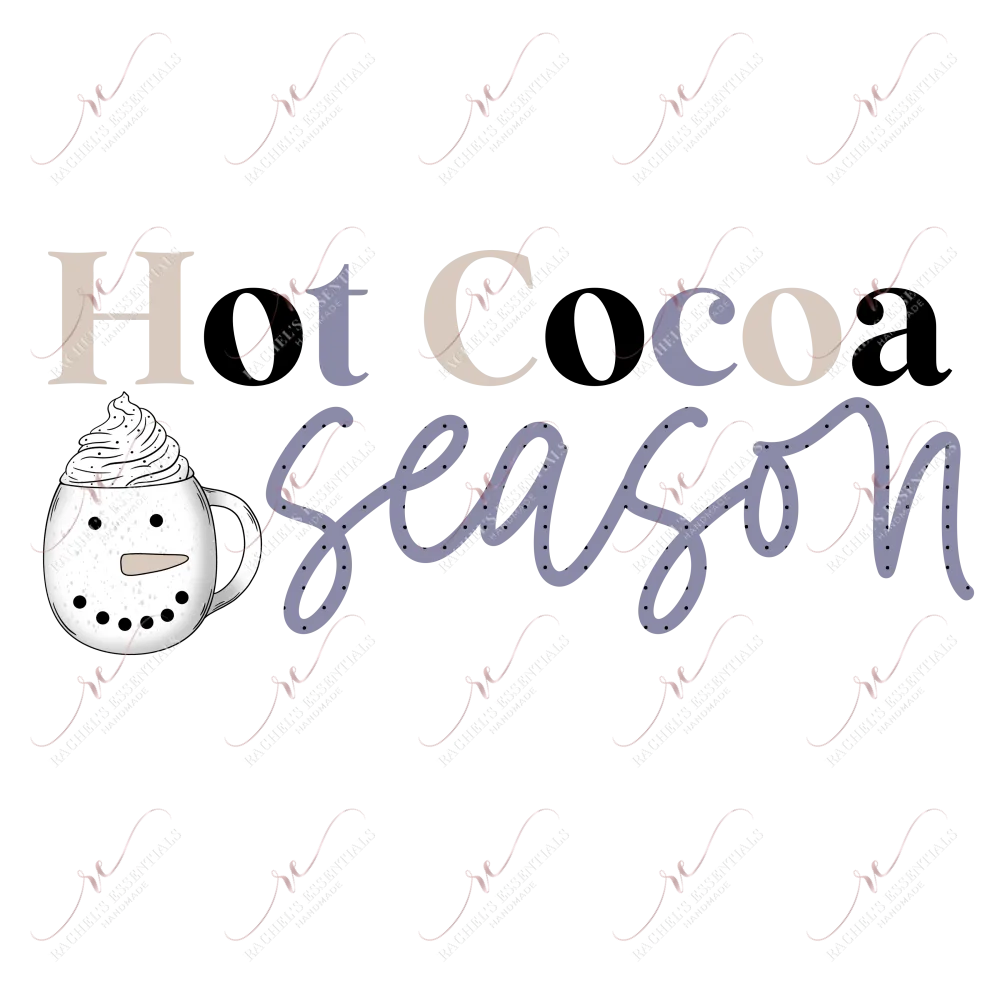 Hot Cocoa Season- htv transfer