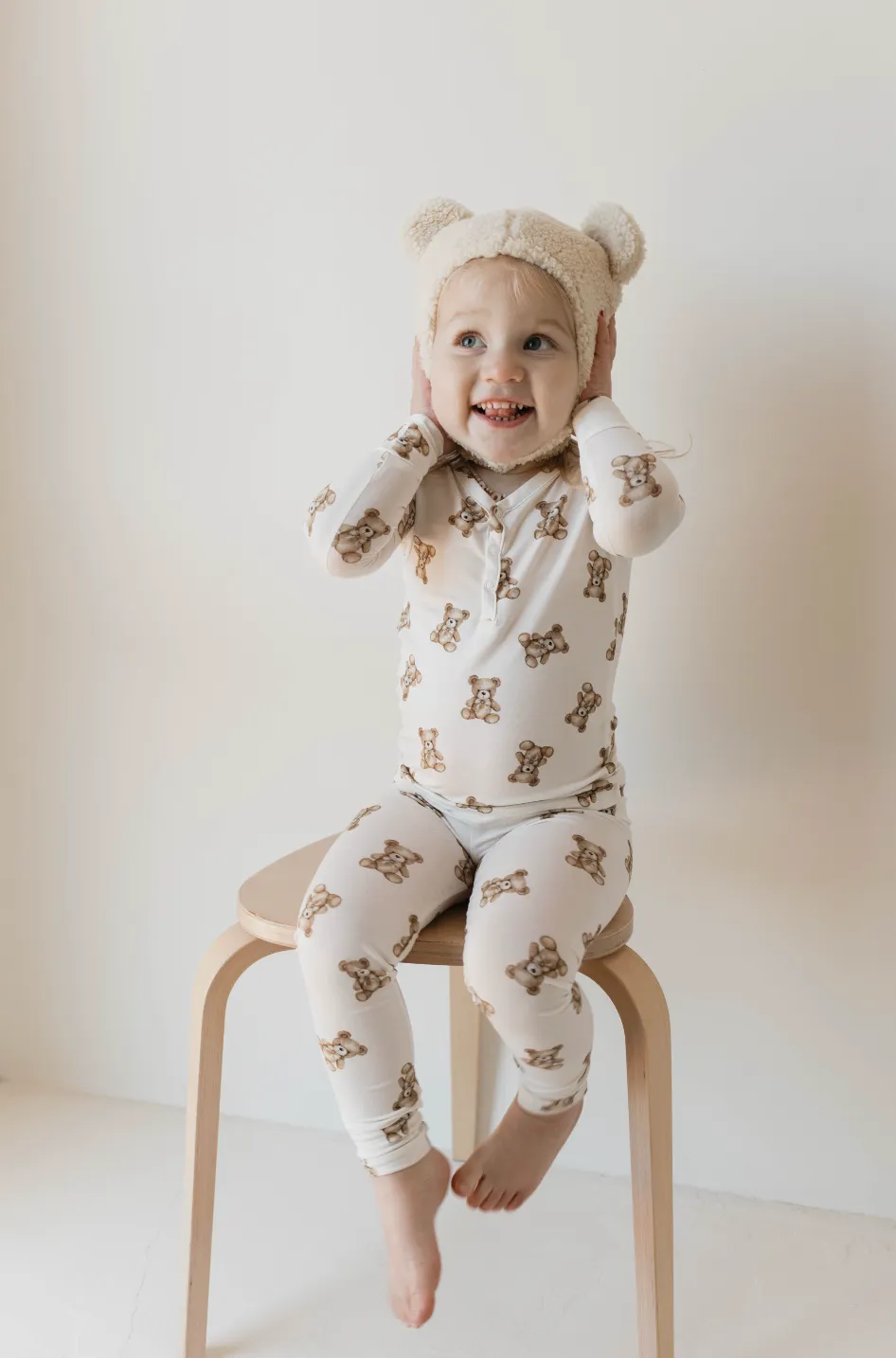 Kendy x FF Bears | 🧸 Two Piece Bamboo Pajamas