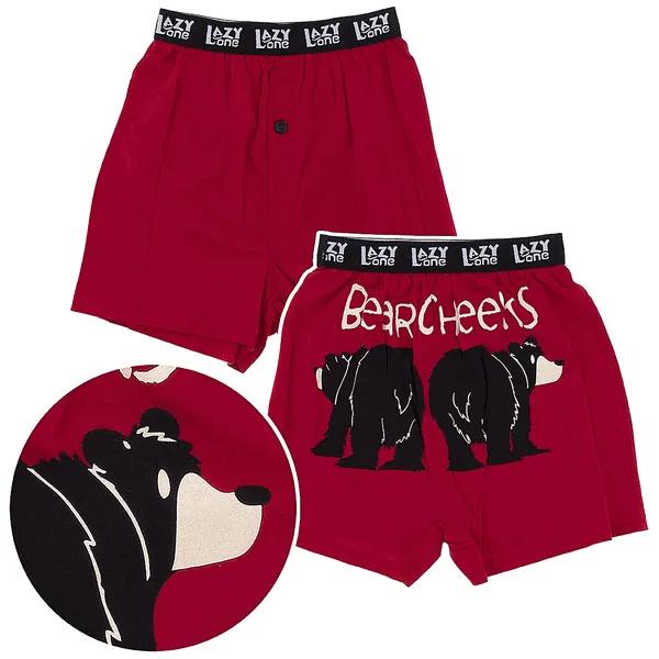 Lazyone Youth & Adult Buffalo Plaid BEAR CHEEKS Flapjack Matching Christmas Pj's