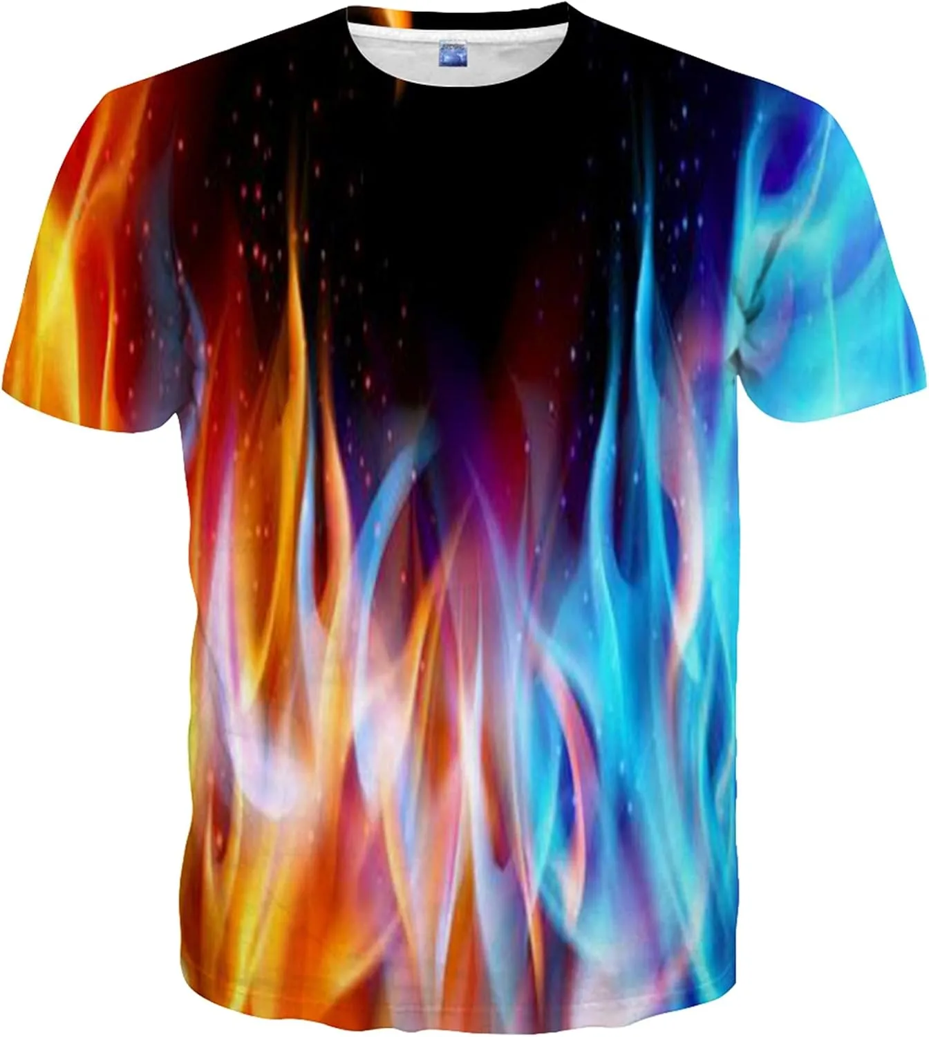 Linnhoy Unisex Men's and Women's Shirts Unisex Fashion Casual Novelty Tees 3D Graphic Adults T-Shirts Teens Tops Size S-XXL