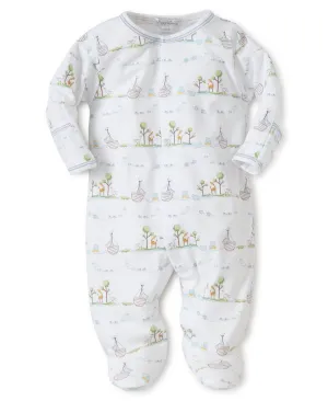 Noah's Ark Footie - Blue