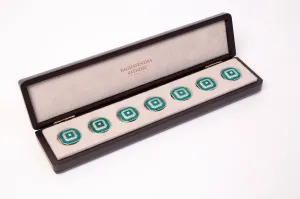 RR SILVER ACHKAN BUTTON SETS