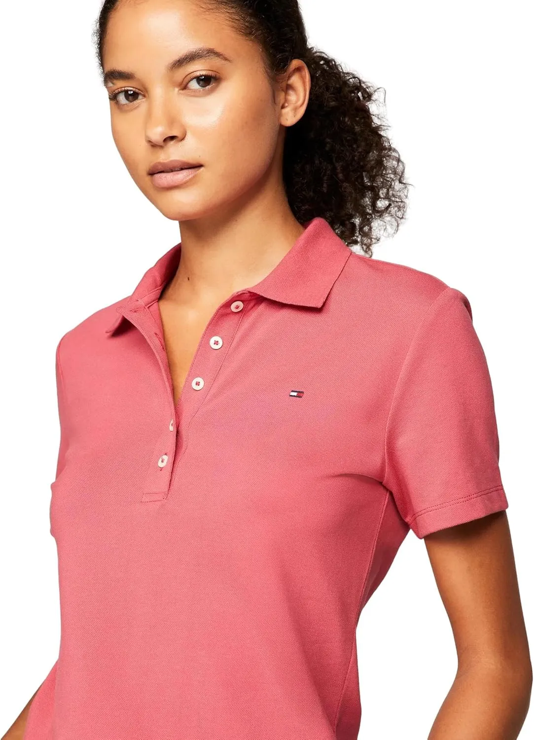Tommy Hilfiger Solid Short Sleeve Polo